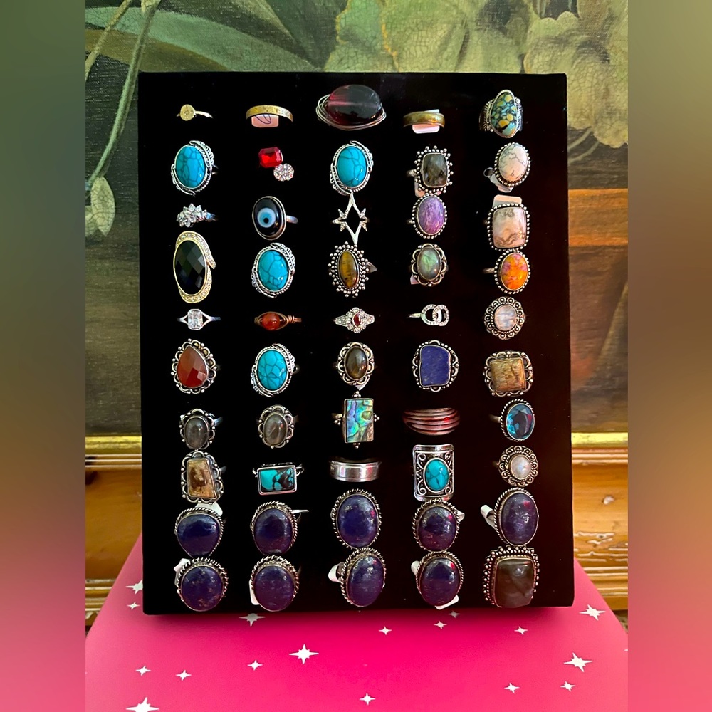 GEM STONE RINGS GALORE & MORE
